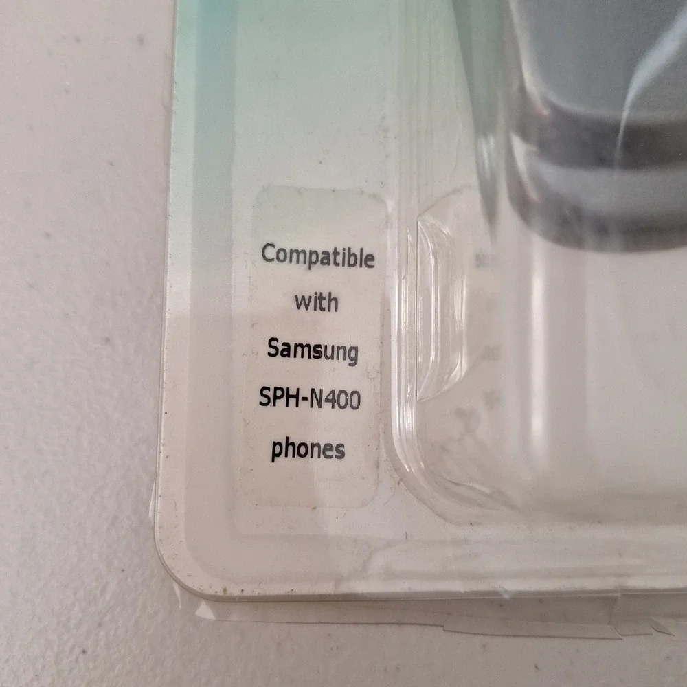 RARE NEW OEM Samsung SPH-N400 Replacement Cellphone Battery Silver 2002